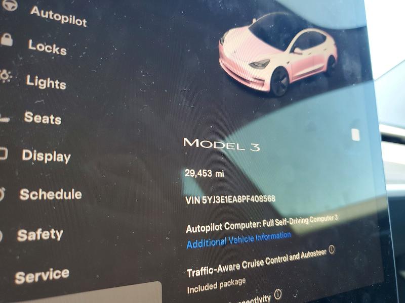 Продажа на аукционе авто 2023 Tesla Model 3, vin: 5YJ3E1EA8PF408568, номер лота: 56339146