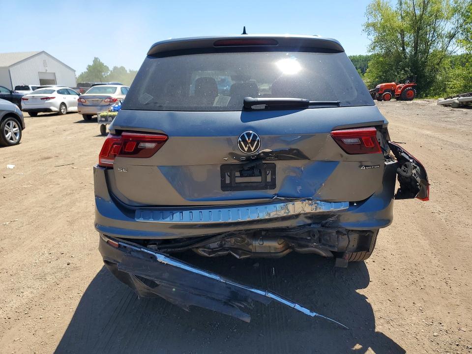 2022 Volkswagen Tiguan მანქანა იყიდება აუქციონზე, vin: 3VV2B7AX5NM129641, აუქციონის ნომერი: 55961836