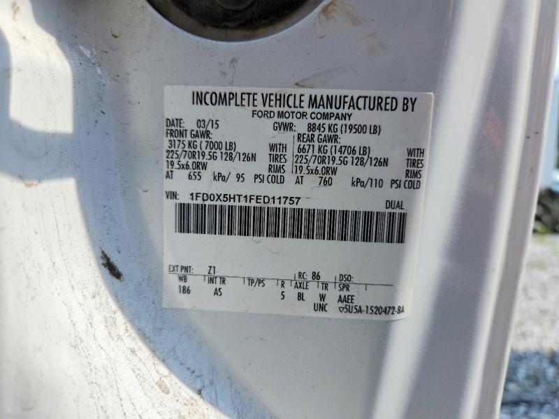 Aukcja sprzedaży 2015 Ford F550, vin: 1FD0X5HT1FED11757, numer aukcji: 59065826