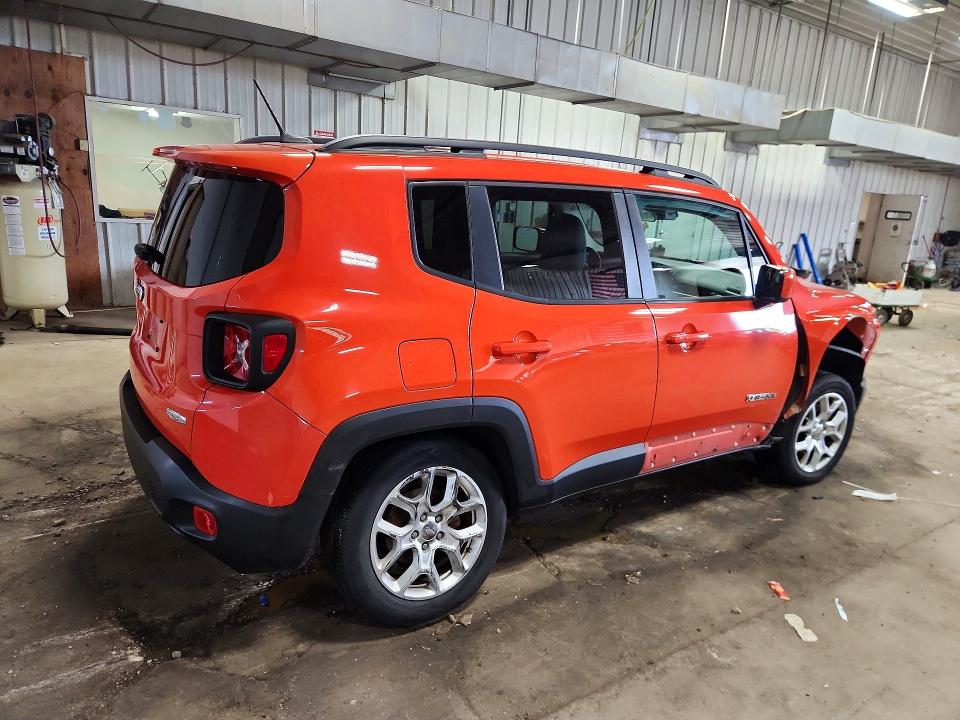 Продаж на аукціоні авто 2016 Jeep Renegade, vin: ZACCJBBT9GPC69423, номер лоту: 58008166