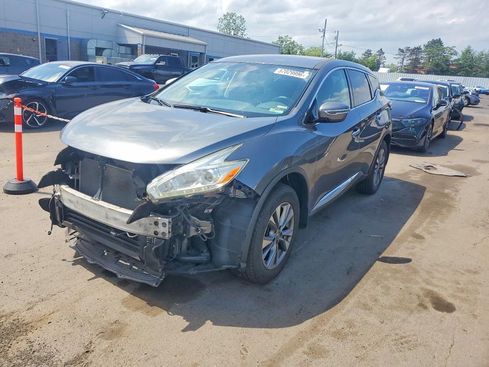 2016 Nissan Murano მანქანა იყიდება აუქციონზე, vin: 5N1AZ2MH5GN153374, აუქციონის ნომერი: 57029996