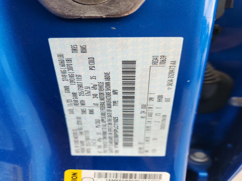 Продажа на аукционе авто 2023 Ford Bronco, vin: 1FMEE5BP5PLC11925, номер лота: 59543636