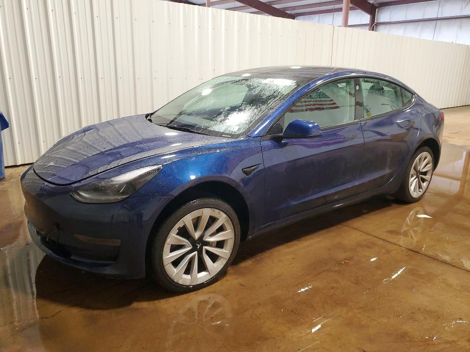 2022 Tesla Model 3 მანქანა იყიდება აუქციონზე, vin: 5YJ3E1EA6NF368911, აუქციონის ნომერი: 57172416