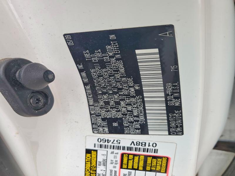 56624266 :رقم المزاد ، 5TDKK4CC0AS291615 vin ، 2010 Toyota Sienna مزاد بيع