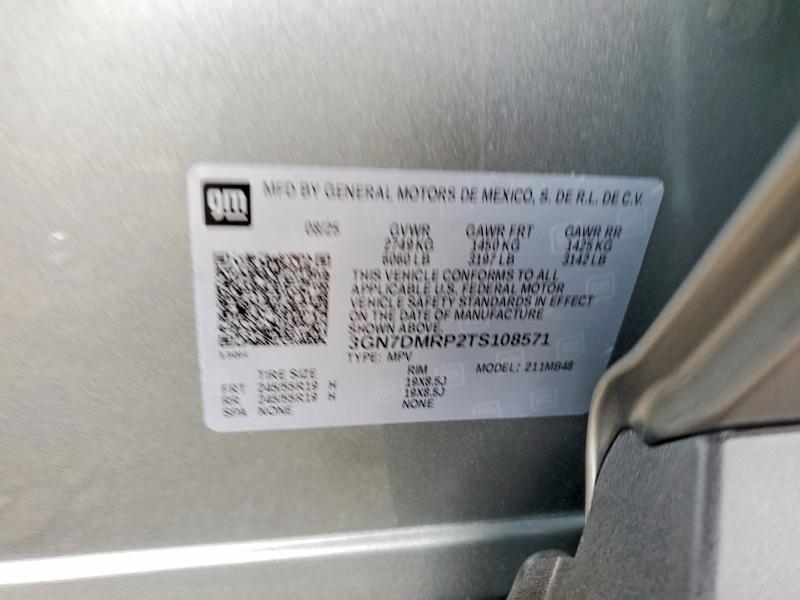 Продаж на аукціоні авто 2026 Chevrolet Equinox, vin: 3GN7DMRP2TS108571, номер лоту: 57701586