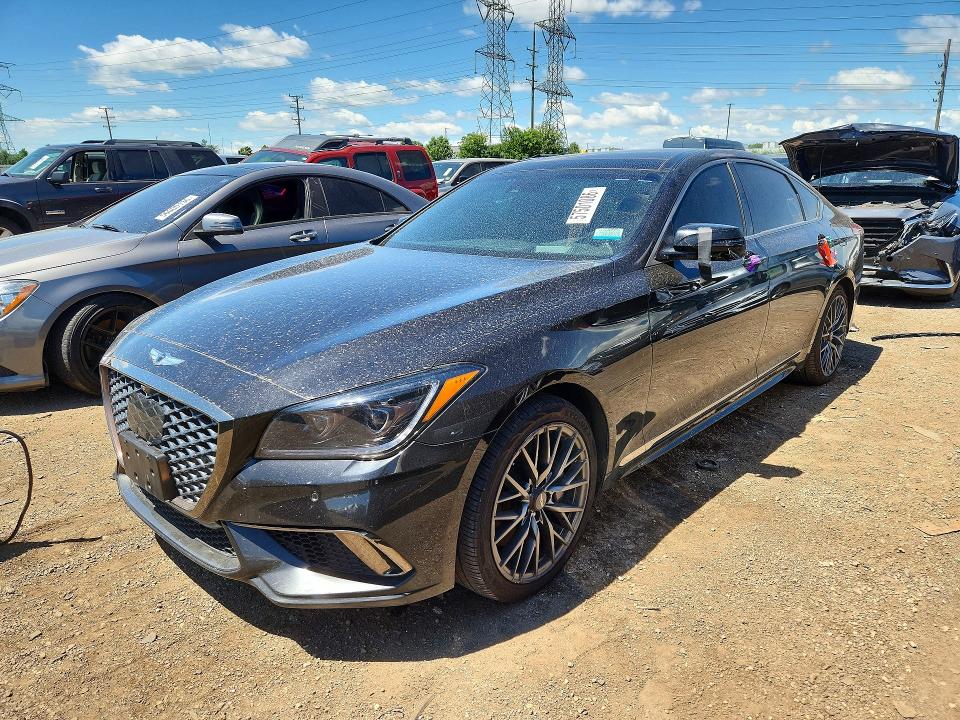 57501086 :رقم المزاد ، KMHGN4JB4JU248295 vin ، 2018 Genesis G80 مزاد بيع