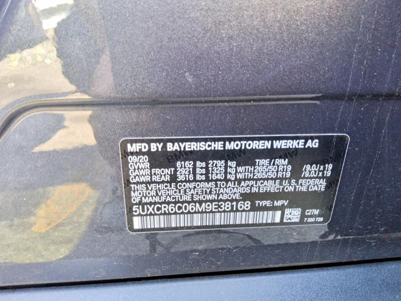 Продажа на аукционе авто 2021 Bmw X5, vin: 5UXCR6C06M9E38168, номер лота: 59137916