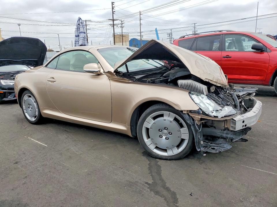 58126106 :رقم المزاد ، JTHFN48Y740057474 vin ، 2004 Lexus Sc مزاد بيع