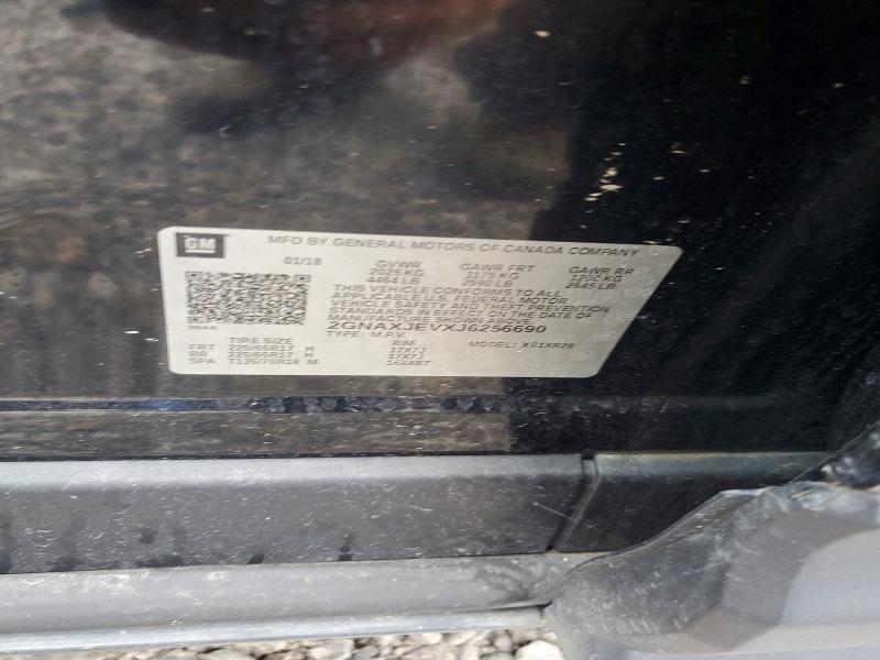 Продажа на аукционе авто 2018 Chevrolet Equinox, vin: 2GNAXJEVXJ6256690, номер лота: 56857506