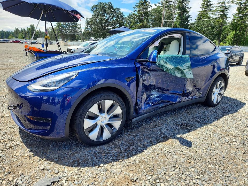 Auction sale of the 2021 Tesla Model Y, vin: 5YJYGDEE7MF219846, lot number: 56179056
