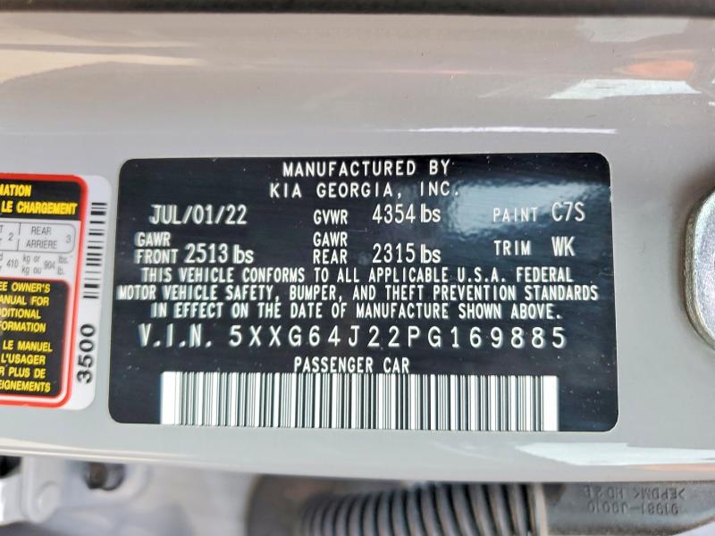 Продаж на аукціоні авто 2023 Kia K5, vin: 5XXG64J22PG169885, номер лоту: 57653816