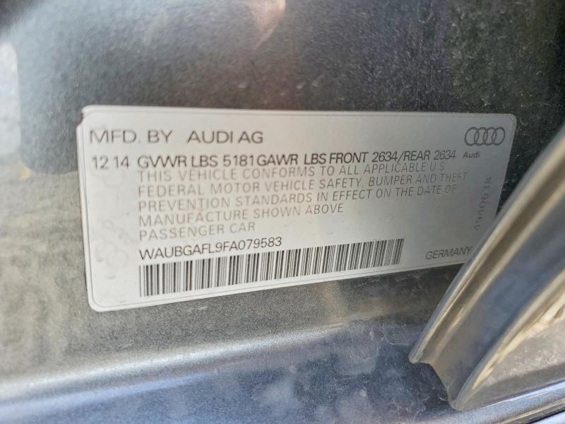 Aukcja sprzedaży 2015 Audi S4, vin: WAUBGAFL9FA079583, numer aukcji: 56133376