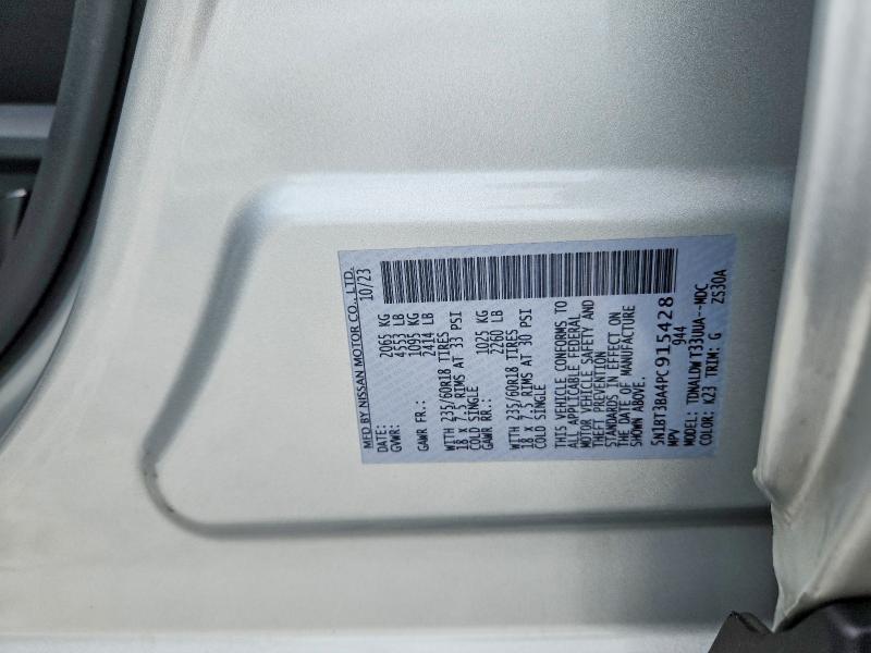 Продажа на аукционе авто 2023 Nissan Rogue, vin: 5N1BT3BA4PC915428, номер лота: 57861536