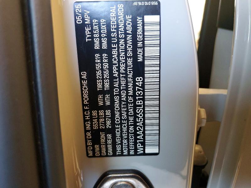 Продаж на аукціоні авто 2025 Porsche 918, vin: WP1AA2A56SLB13748, номер лоту: 55780656