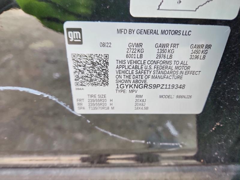 Aukcja sprzedaży 2023 Cadillac Xt5, vin: 1GYKNGRS9PZ119348, numer aukcji: 57322486