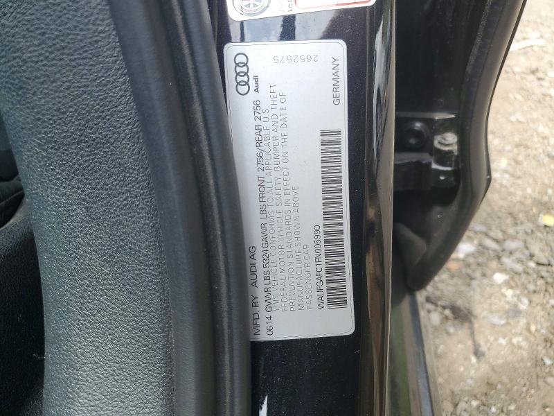 Aukcja sprzedaży 2015 Audi A6, vin: WAUFGAFC1FN005990, numer aukcji: 55921416
