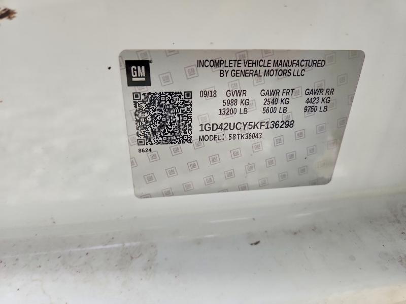 Продажа на аукционе авто 2019 Gmc Sierra, vin: 1GD42UCY5KF136298, номер лота: 57157316