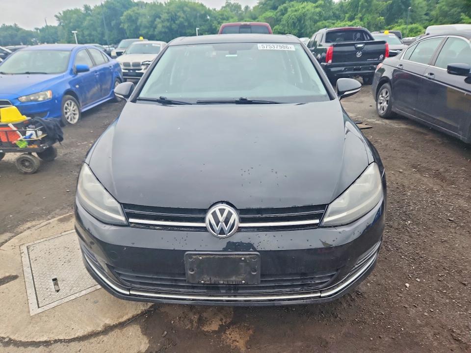 57537986 :رقم المزاد ، 3VW217AU1FM005436 vin ، 2015 Volkswagen Golf مزاد بيع