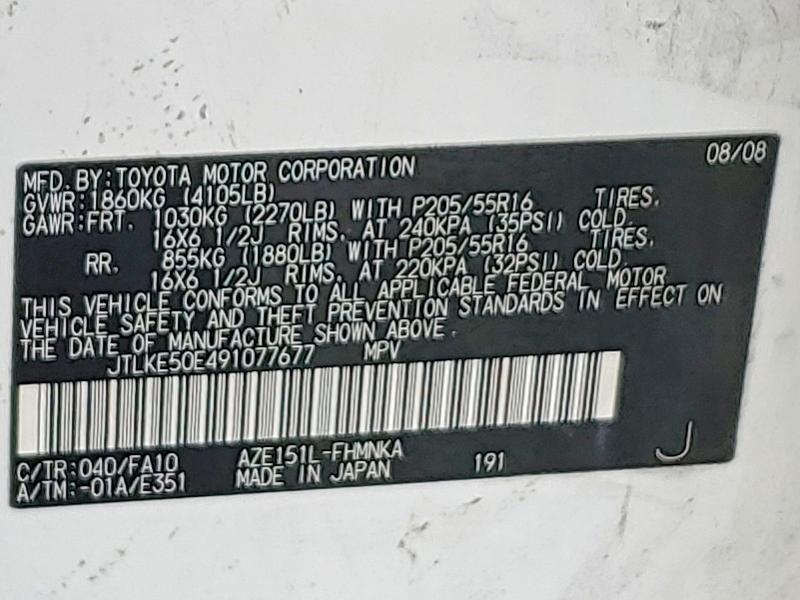 59179066 :رقم المزاد ، JTLKE50E491077677 vin ، 2009 Toyota Scion مزاد بيع