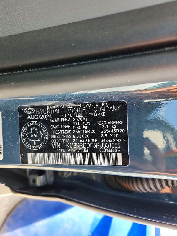 53922716 :رقم المزاد ، KM8KRDDF5RU331355 vin ، 2024 Hyundai Ioniq 5 مزاد بيع