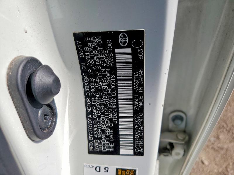 Продаж на аукціоні авто 2017 Toyota Prius V, vin: JTDZN3EUXHJ070018, номер лоту: 57949156