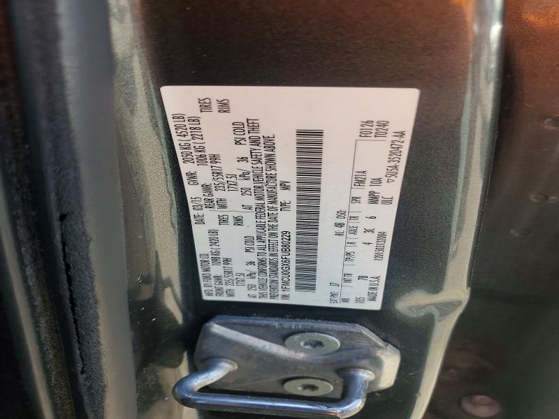 2015 Ford Escape მანქანა იყიდება აუქციონზე, vin: 1FMCU0GX6FUB80229, აუქციონის ნომერი: 57561296
