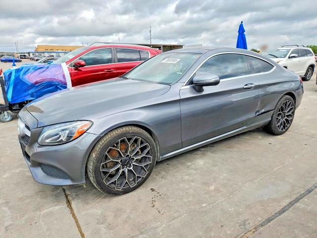 56805906 :رقم المزاد ، WDDWJ4JB1HF509589 vin ، 2017 Mercedes-benz C مزاد بيع