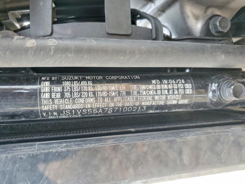 Продаж на аукціоні авто 2025 Suzuki Vl800, vin: JS1VS55A7S7100213, номер лоту: 57133626