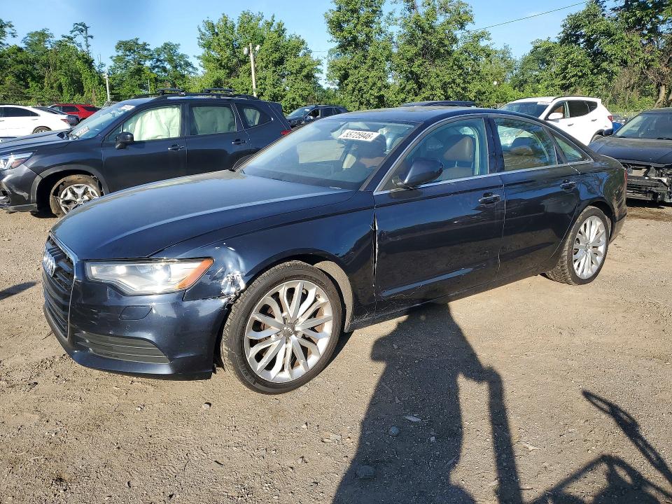 55725946 :رقم المزاد ، WAUDFAFC3EN084961 vin ، 2014 Audi A6 مزاد بيع