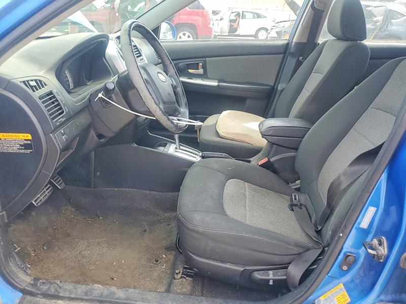 57218056 :رقم المزاد ، KNAFE161875002168 vin ، 2007 Kia Spectra5 مزاد بيع