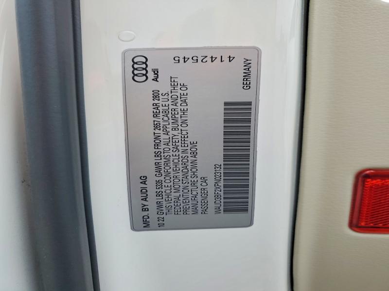 Aukcja sprzedaży 2023 Audi A6, vin: WAUD3BF2XPN023132, numer aukcji: 55644706