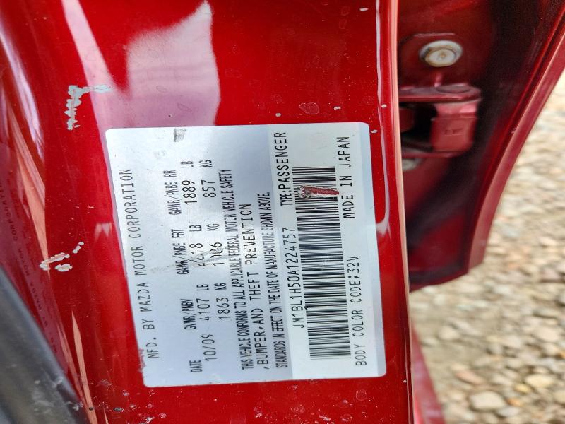 Продажа на аукционе авто 2010 Mazda 3, vin: JM1BL1H50A1224757, номер лота: 55775106