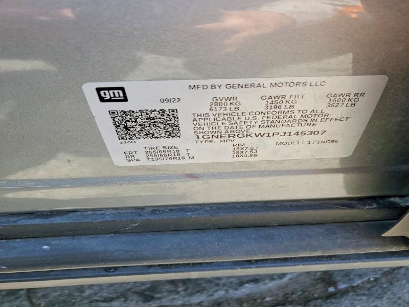 Aukcja sprzedaży 2023 Chevrolet Traverse, vin: 1GNERGKW1PJ145307, numer aukcji: 55011006