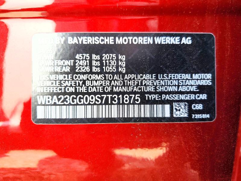 Aukcja sprzedaży 2025 Bmw 228xi, vin: WBA23GG09S7T31875, numer aukcji: 57072786