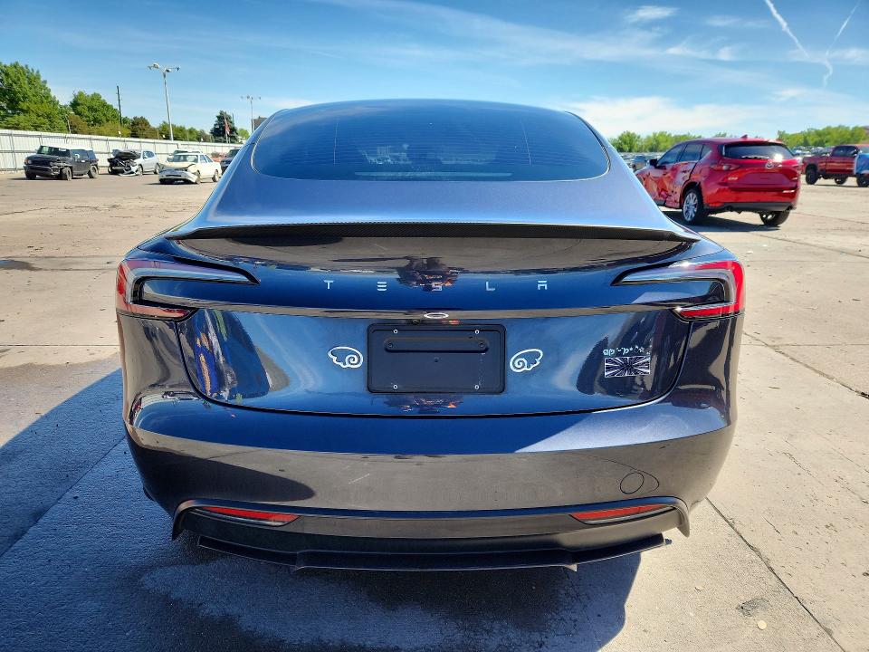 2024 Tesla Model 3 მანქანა იყიდება აუქციონზე, vin: 5YJ3E1ET9RF824617, აუქციონის ნომერი: 57386606