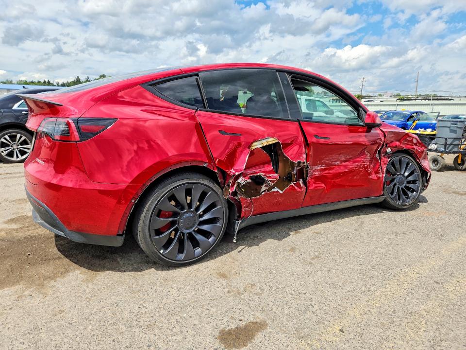 2022 Tesla Model Y მანქანა იყიდება აუქციონზე, vin: 7SAYGDEF3NF549609, აუქციონის ნომერი: 57999286