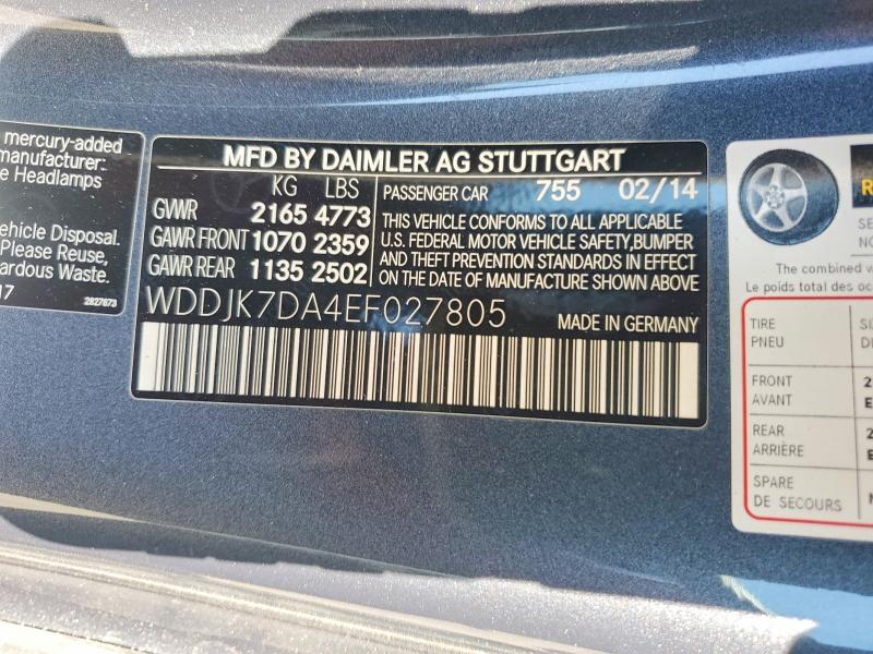 Продажа на аукционе авто 2014 Mercedes-benz Sl, vin: WDDJK7DA4EF027805, номер лота: 57405656