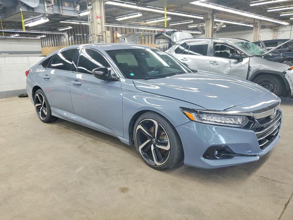 57196036 :رقم المزاد ، 1HGCV1F30MA059959 vin ، 2021 Honda Accord مزاد بيع