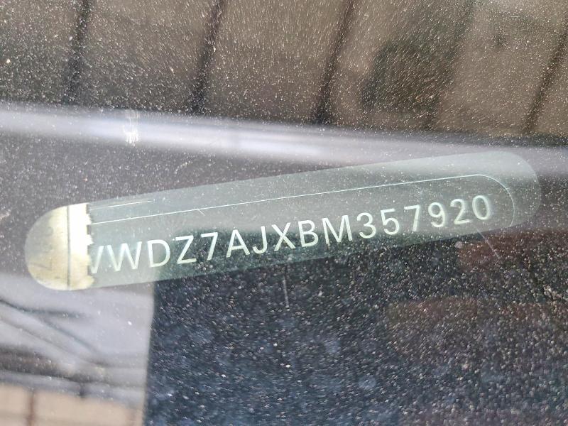 Продажа на аукционе авто 2011 Volkswagen Jetta, vin: 3VWDZ7AJXBM357920, номер лота: 57587546