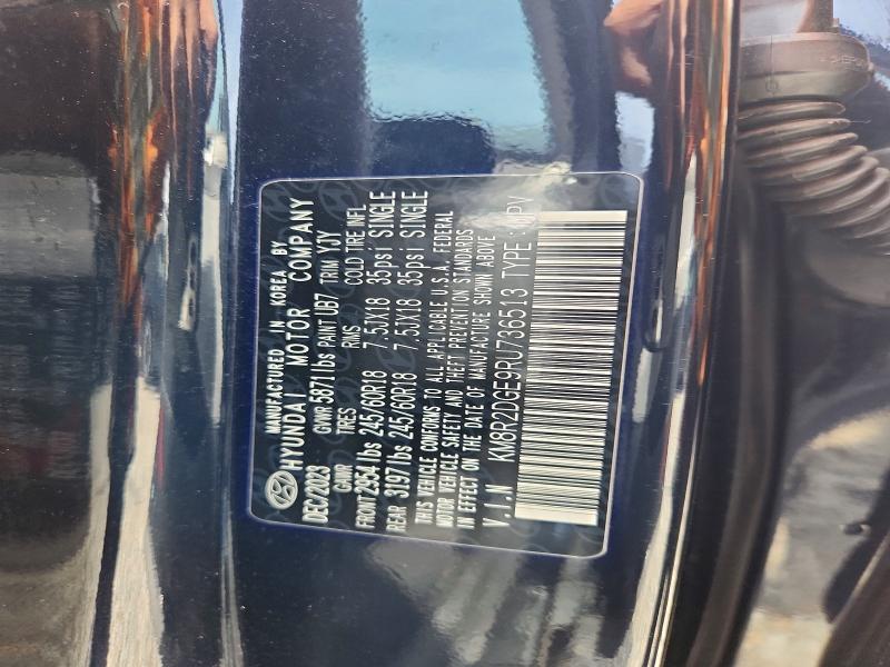 Продажа на аукционе авто 2024 Hyundai Palisade, vin: KM8R2DGE9RU736513, номер лота: 55633966