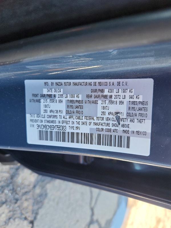 2025 Mazda Cx-30 მანქანა იყიდება აუქციონზე, vin: 3MVDMBCM8SM756383, აუქციონის ნომერი: 57900466