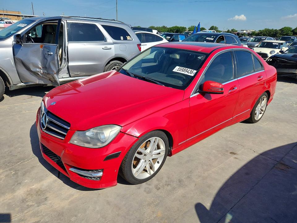 Aukcja sprzedaży 2014 Mercedes-benz C, vin: WDDGF4HBXER311387, numer aukcji: 55989436