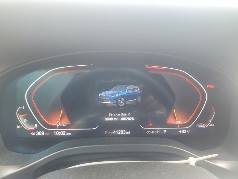 Продаж на аукціоні авто 2022 Bmw X3, vin: 5UX53DP01N9J37525, номер лоту: 56800656
