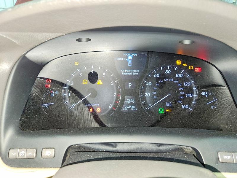 Продажа на аукционе авто 2009 Lexus Ls, vin: JTHBL46F895087552, номер лота: 56791356