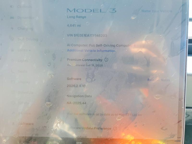 2026 Tesla Model 3 მანქანა იყიდება აუქციონზე, vin: 5YJ3E1EA1TF148203, აუქციონის ნომერი: 57195126