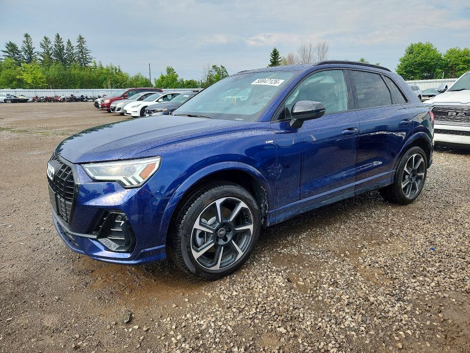 2024 Audi Q3 მანქანა იყიდება აუქციონზე, vin: WA1FECF3XR1052011, აუქციონის ნომერი: 58947126