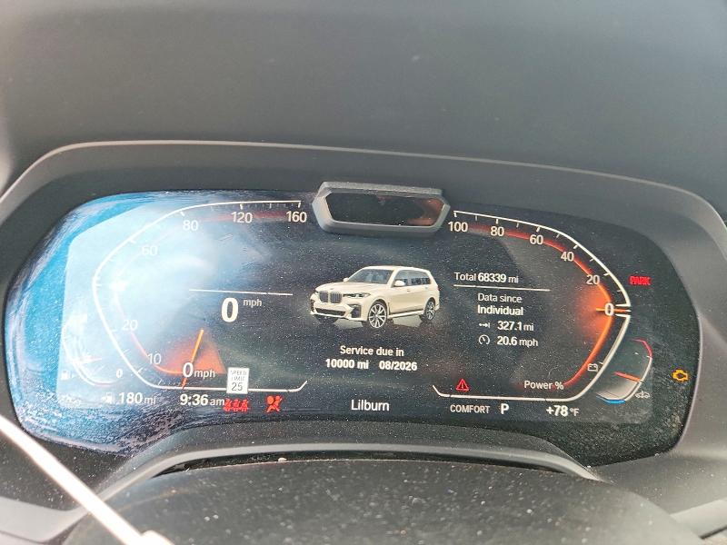 Продаж на аукціоні авто 2021 Bmw X7, vin: 5UXCW2C03M9E78709, номер лоту: 56941416