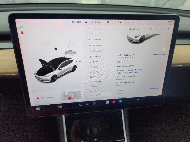 57207356 :رقم المزاد ، 5YJ3E1EA3JF009106 vin ، 2018 Tesla Model 3 مزاد بيع