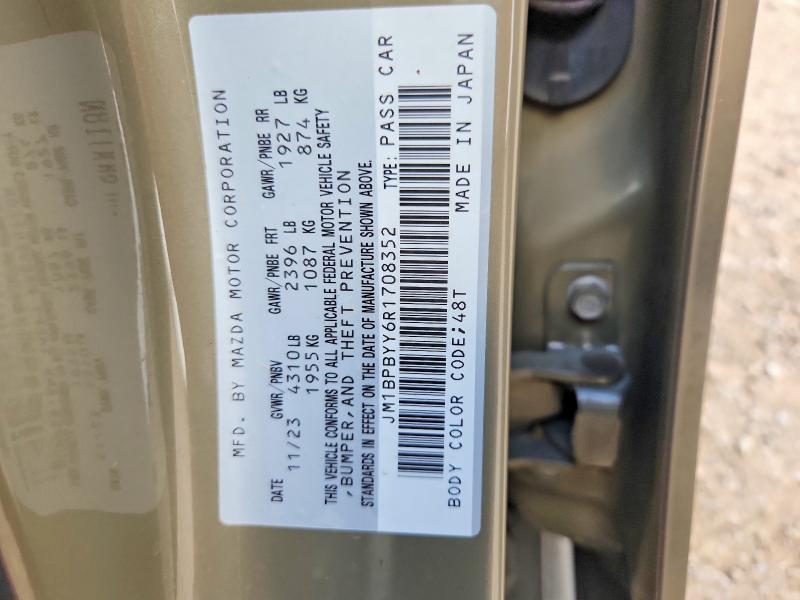 Продажа на аукционе авто 2024 Mazda 3, vin: JM1BPBYY6R1708352, номер лота: 55774656