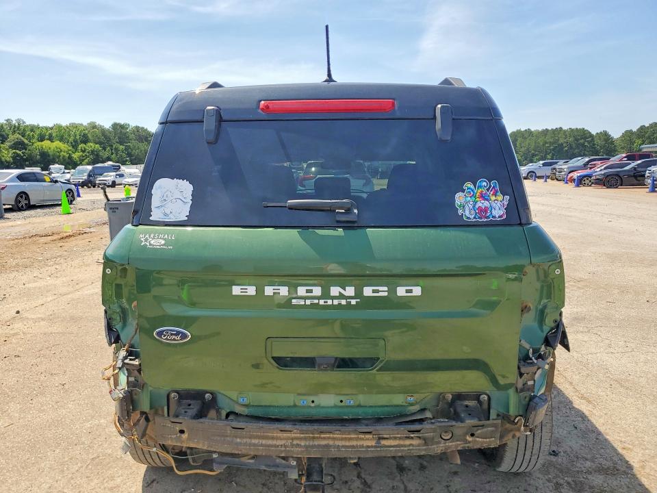 2024 Ford Bronco Sport მანქანა იყიდება აუქციონზე, vin: 3FMCR9C62RRF04890, აუქციონის ნომერი: 55798576